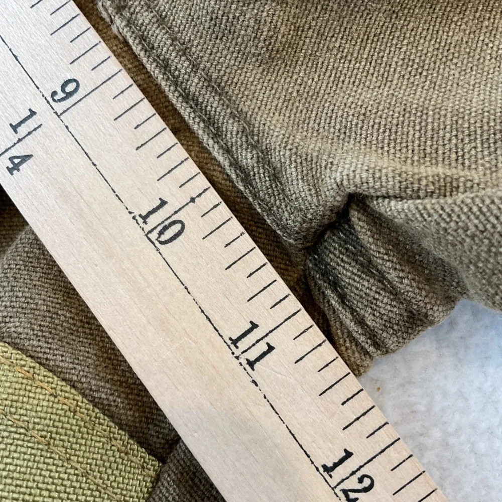 Wrangler Rugged Wear Mens 32x30 Brown Tan Canvas Field Hunting Brush Pants READ